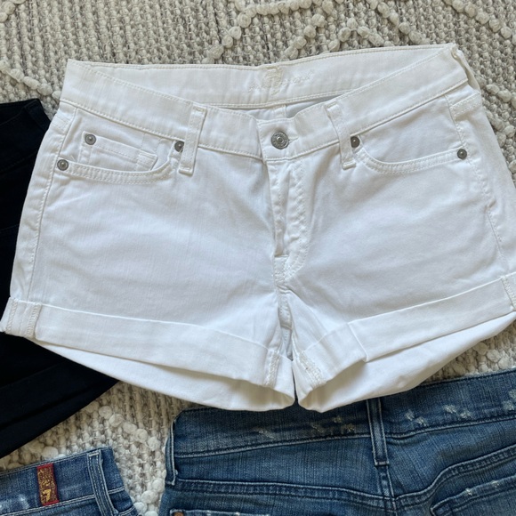 7 For All Mankind Denim Shorts - Bundle of 4 - Picture 4 of 6